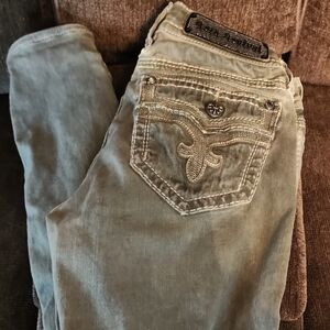 Rock Revival Women's Straight Leg Jeans in Gray
